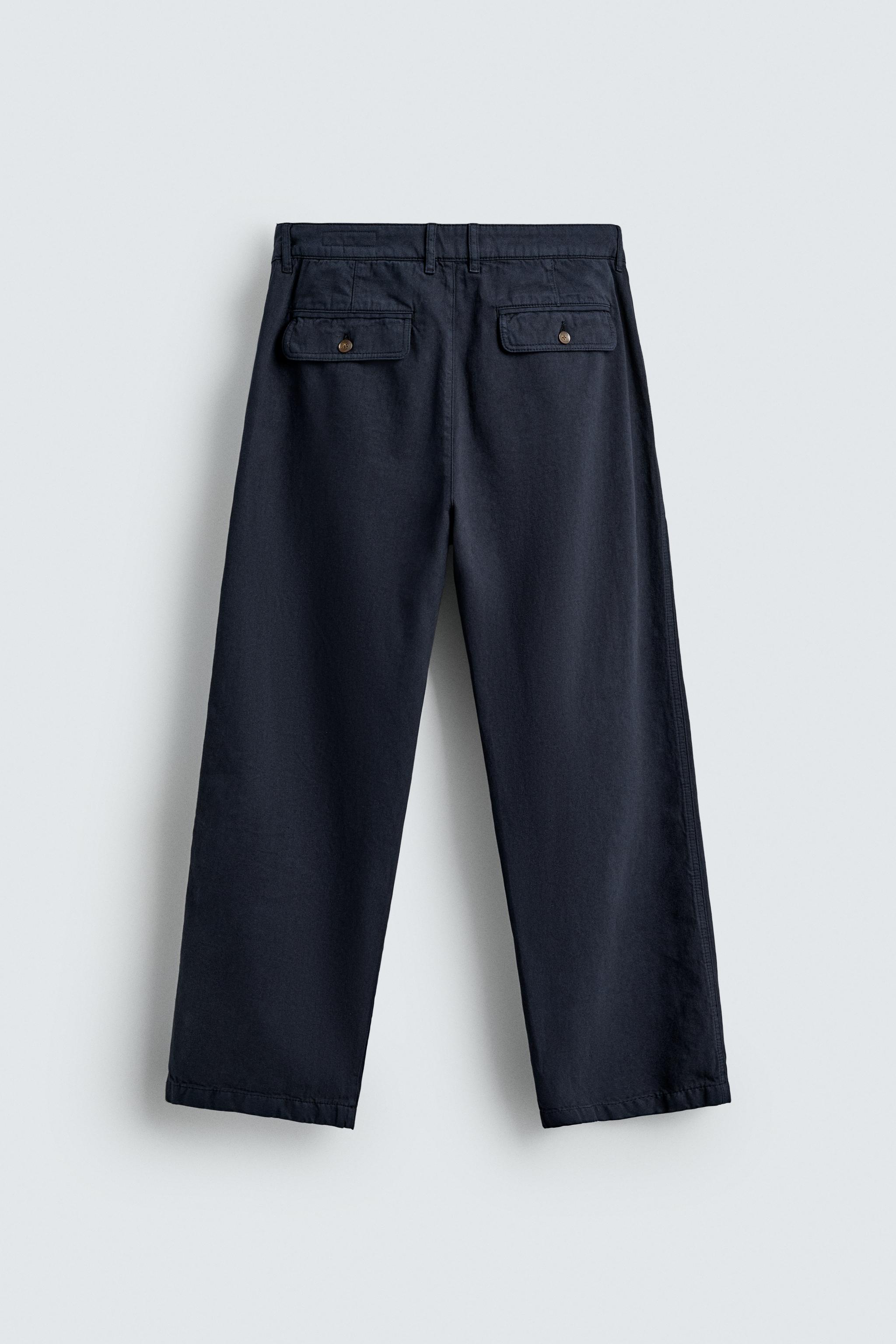 PANTALON STRAIGHT FIT DÉLAVÉ